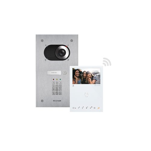 Comelit iKall Video Intercom with Mini Handsfree Wi-fi Monitor