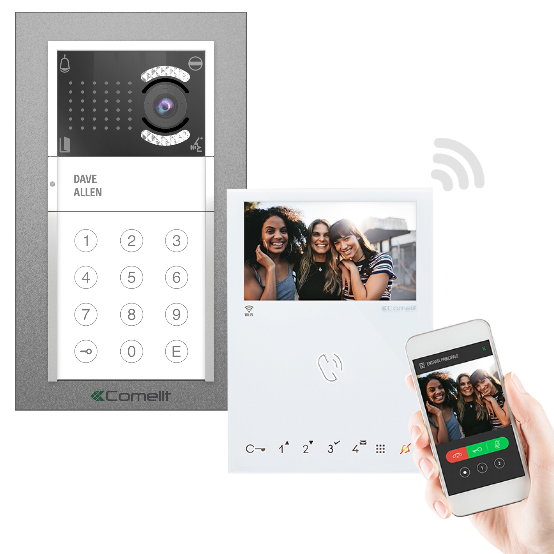 IP Network Video Intercom Single Entry Door Panel & Keypad