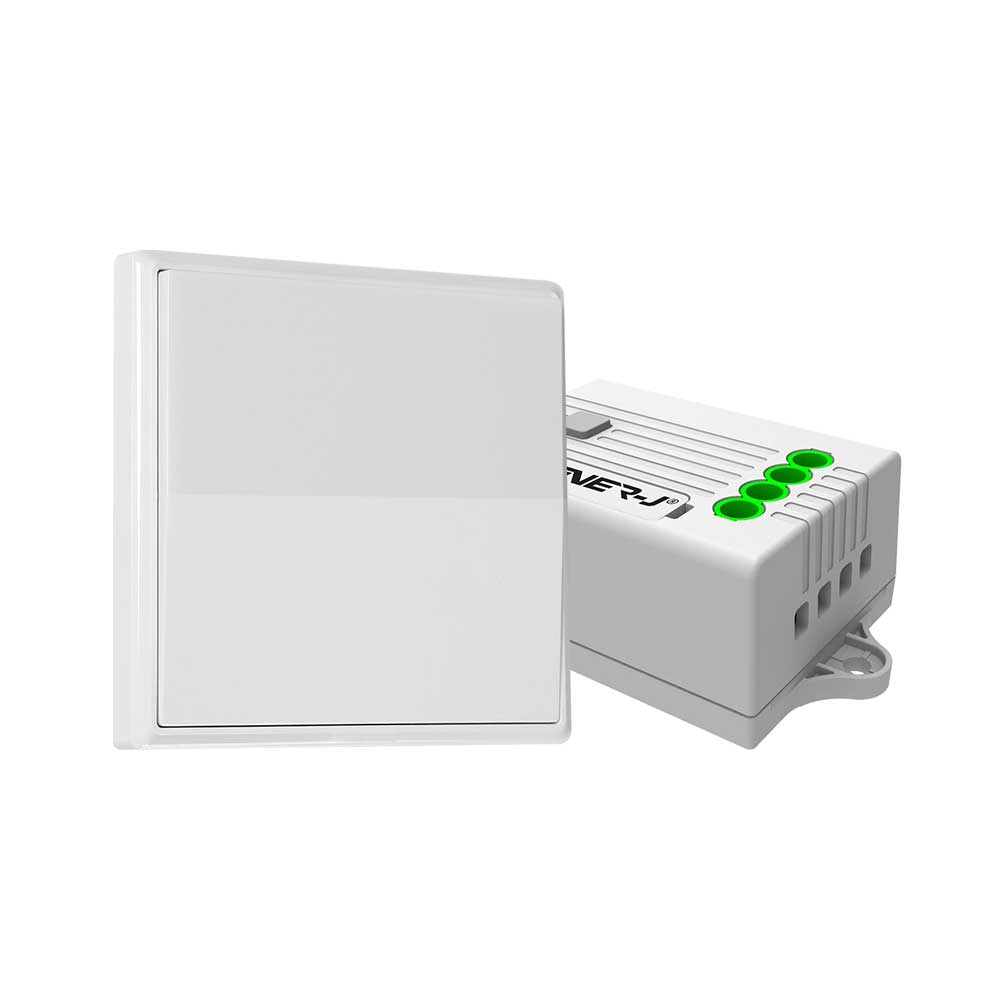 ENER-J Wireless Kinetic Switch Dimmable 1 Gang (White) - Smart & Secure  Centre