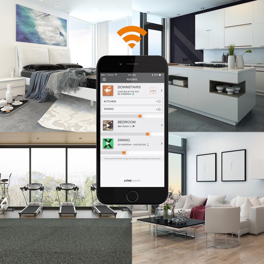 Lithe Audio - Wi-Fi Ceiling Speaker Multi Room