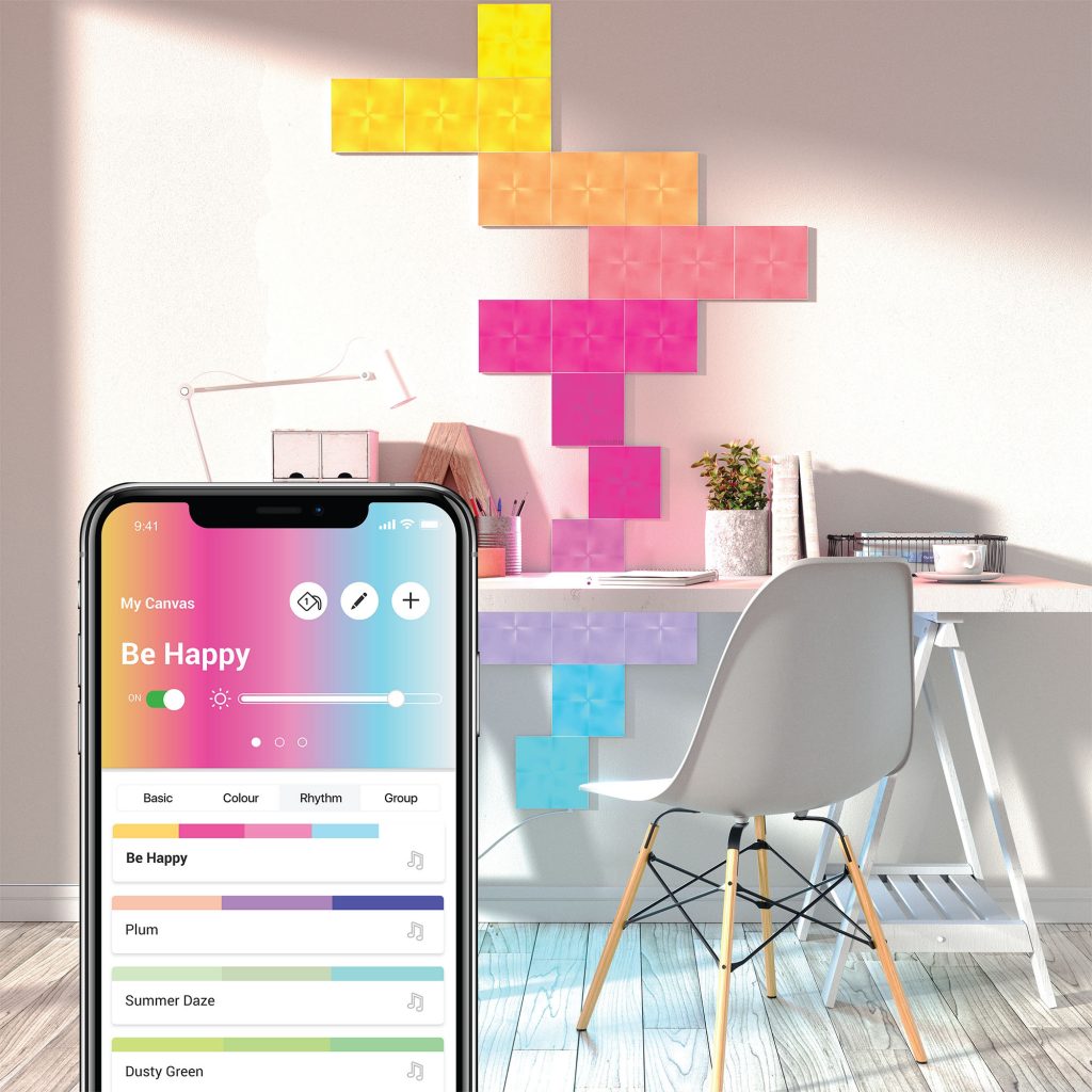 Nanoleaf Canvas Smarter Kit - 17PK - Smart & Secure Centre