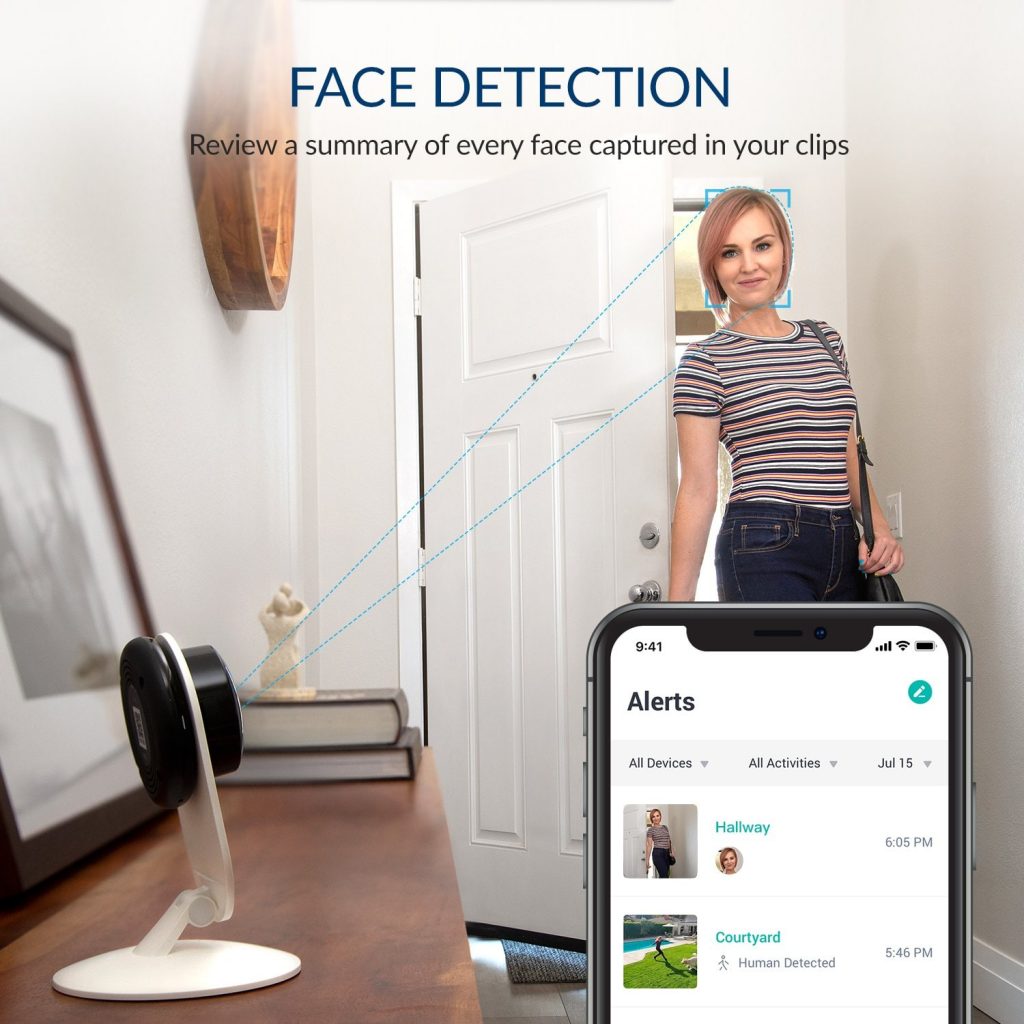 Face Detection - Review a summary of every face captured in your clips