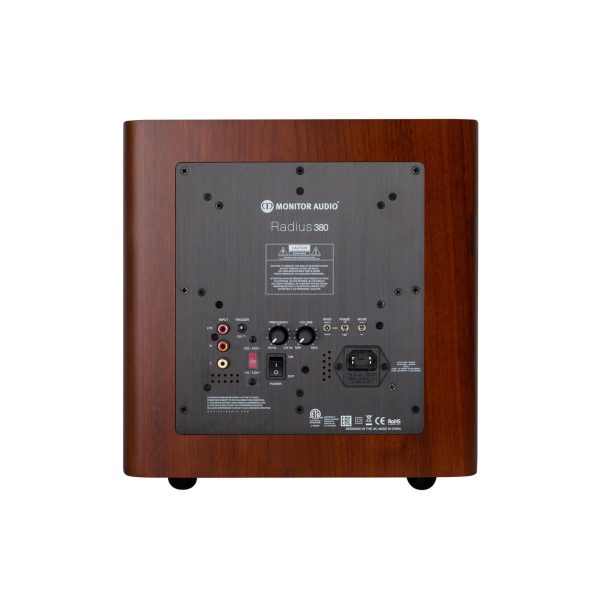 Monitor Audio - Radius 380 Subwoofer Walnut