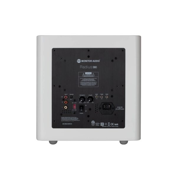 Monitor Audio - Radius 380 Subwoofer White