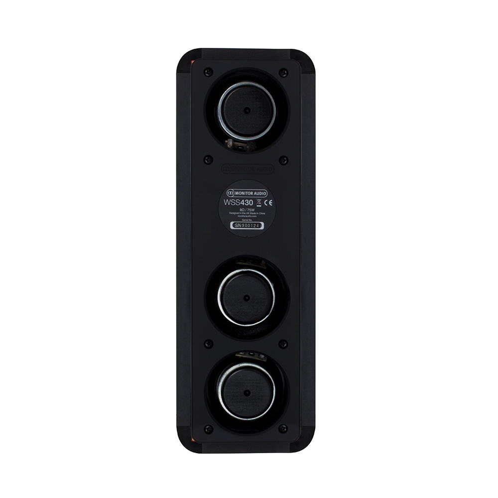 Monitor Audio WSS430 Super Slim InWall Speaker Smart & Secure Centre