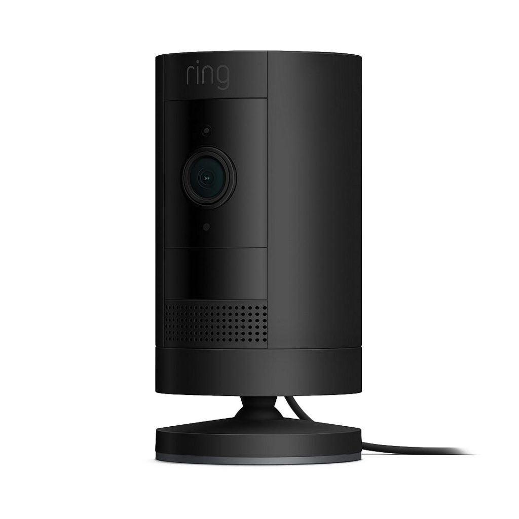 Ring Stick Up Cam PlugIn Smart & Secure Centre