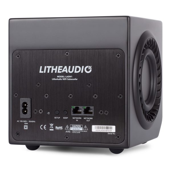 Lithe Audio 01675 Wi-Fi Wireless Micro Subwoofer - AirPlay 2 Compatible