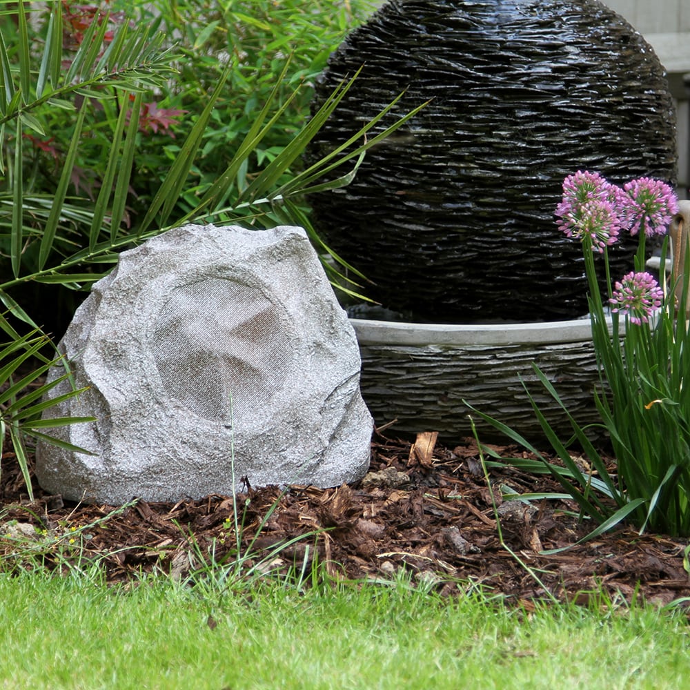 All-in-one Bluetooth Outdoor Garden Rock Speaker Stone Clarity