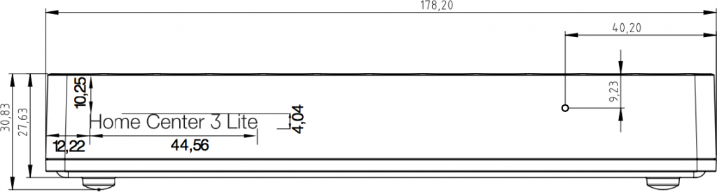 Home Center 3 Lite Dimensions