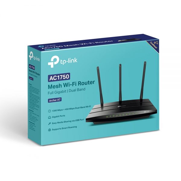 Archer A7 AC1750 Wireless Dual Band Gigabit WiFi Router