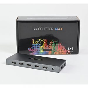 HDanywhrere HDMI Splitter Max 1 x 4 Unit & Box Listing