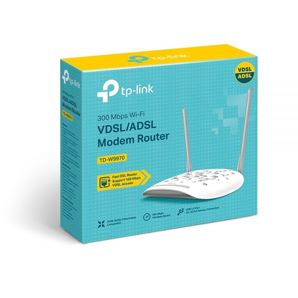 TD-W9970 - 300Mbps Wireless N USB VDSL/ADSL Modem Router