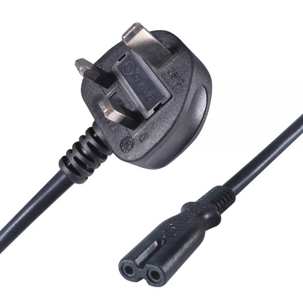 UK Mains Power Cable UK Plug to C7