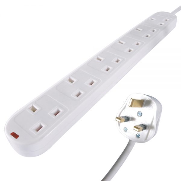 6 Way Surge Protected Extension Lead