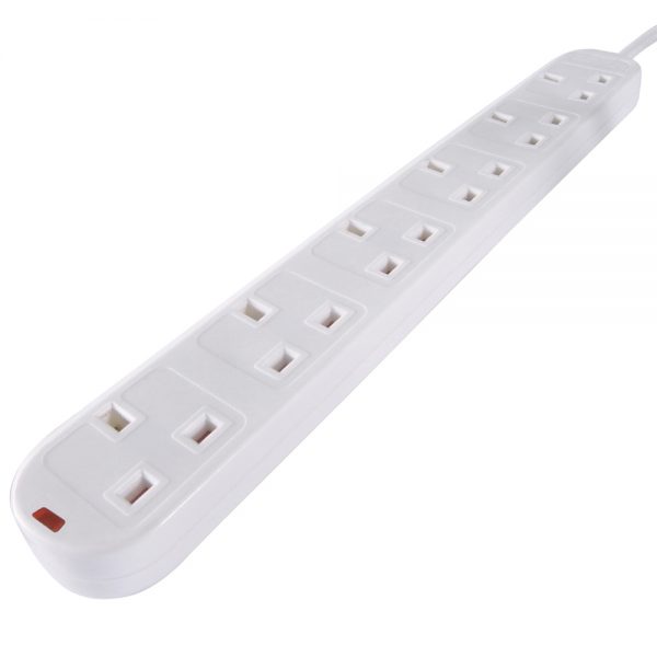 6 Way Surge Protected Extension Lead