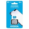 Kioxia 16GB Exceria U1 Class 10 microSD Packaging