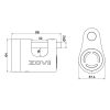 zovii smart alarmed shackle lock diagram