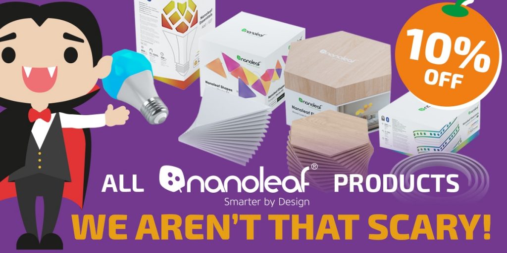 10% off all Nanoleaf - Showroom Only - 30/10/21 only