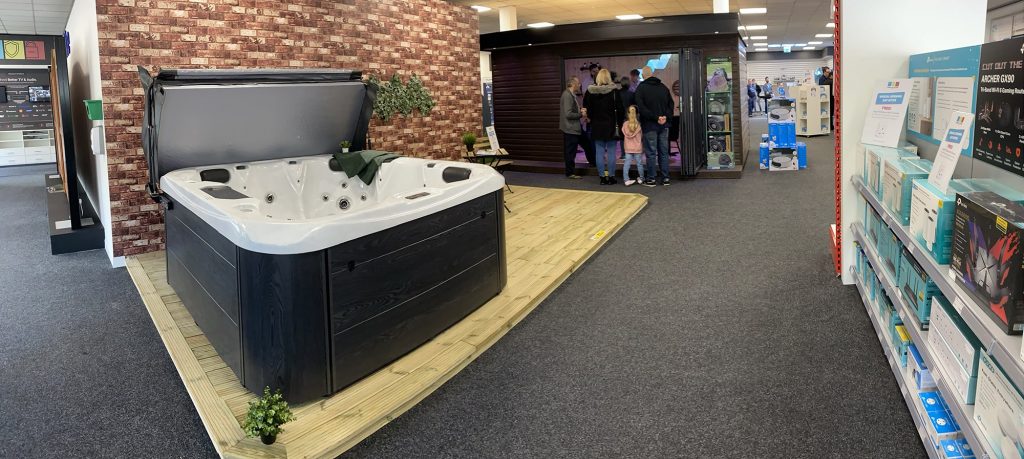 Smart & Secure Showroom - Hot-tub and Pod