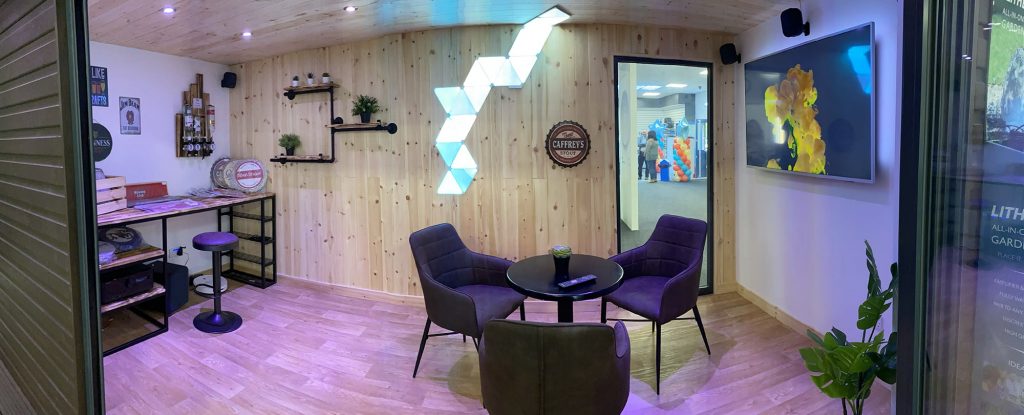 Smart & Secure Showroom - Pod Interior Panorama