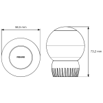 Fibaro Heat Controller Dimensions