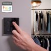 Retrotouch Friends Of Hue Smart Switch Black Plain Glass 02803