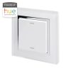 Retrotouch Friends of Hue Smart Switch - White with Chrome Trim - 02800