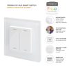 Retrotouch Friends Of Hue Smart Switch White Plain Glass 02802