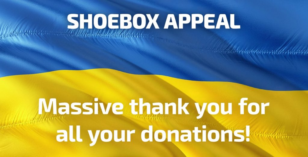Shoebox Appeal - Massive thank you for all your donations!