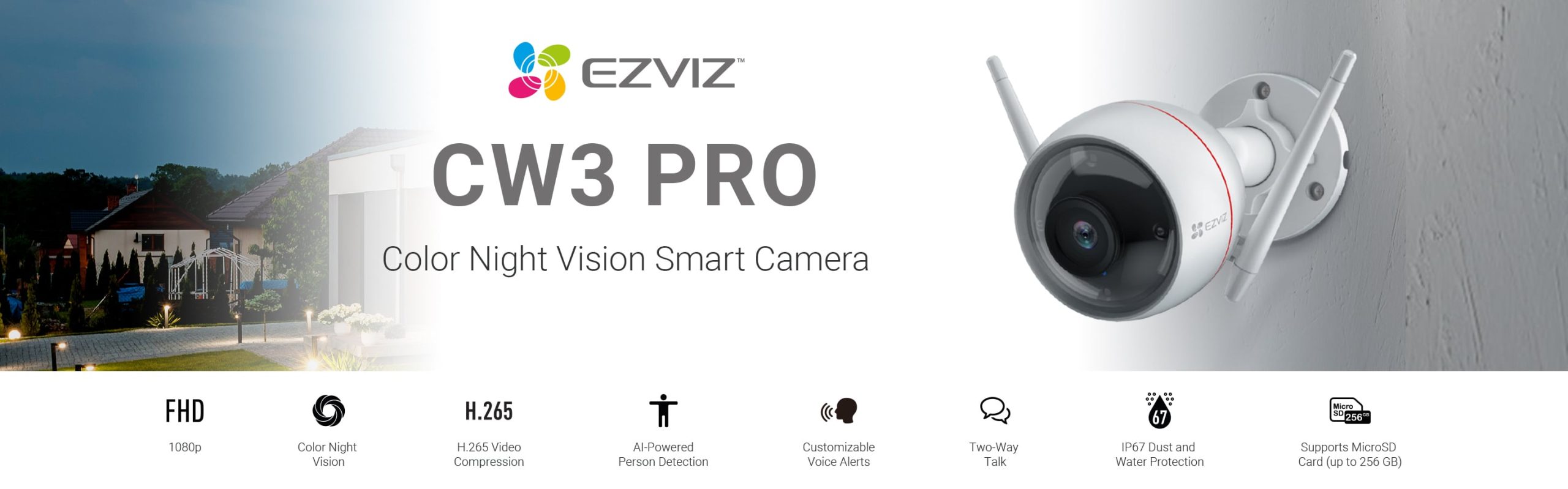 Caméra de surveillance EZVIZ C3W Pro