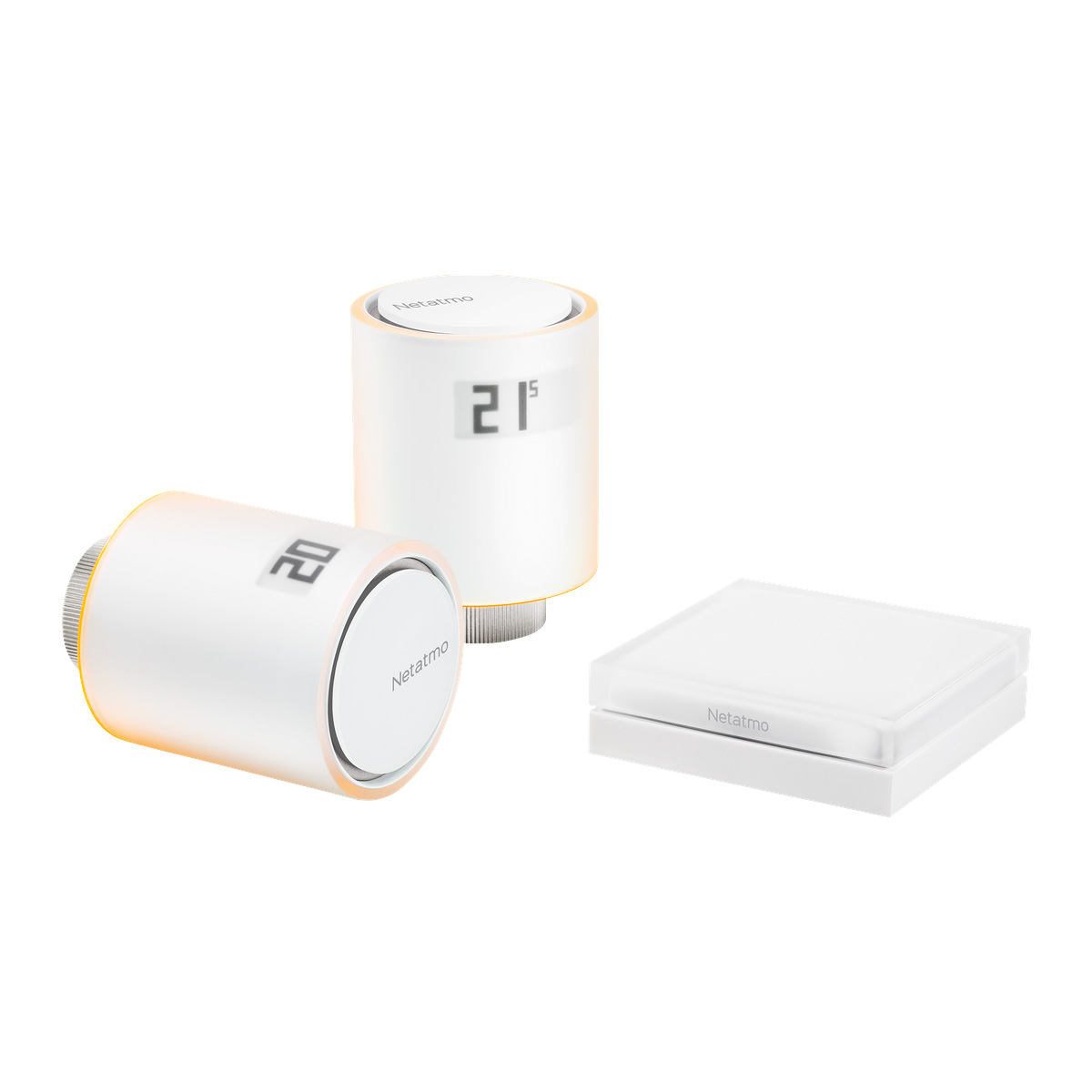 Netatmo Smart Radiator Valves - Pack For District Heating / Starter Pack -  Smart & Secure Centre