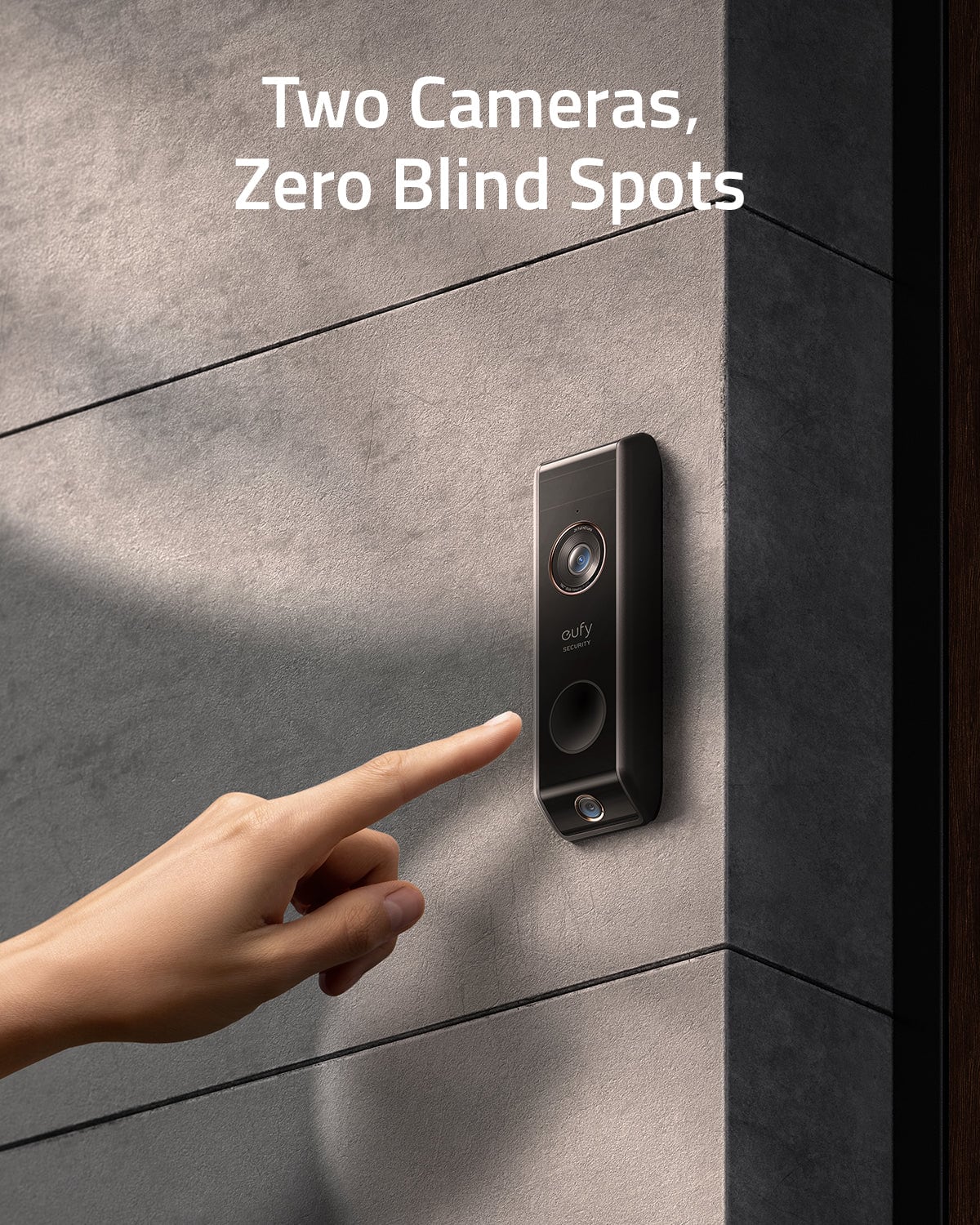 eufy security slim 1080p doorbell with homebase mini repeater