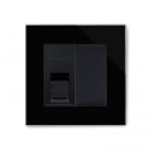 Retrotouch Crystal PG CAT6e Socket Black