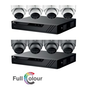 Eagle IP Kit – 8Ch NVR, 4x 4MP Colour-View Turret, 2TB