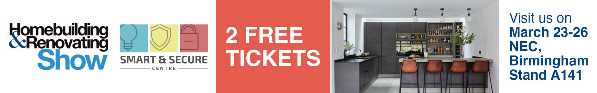 Homebuilding & Renovating Show Visit us on March 23-26 NEC, Birmingham - Stand A141 - Plus get 2 free tickets!