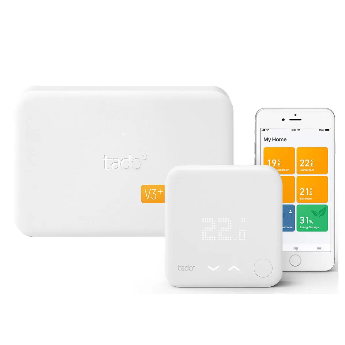 tado° Starter Kit - Wireless Smart Thermostat V3+ (Including Hot Water  Control)