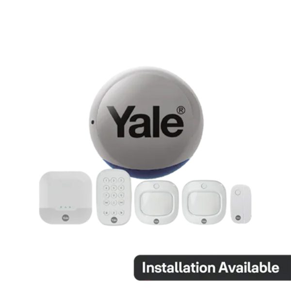 Yale Sync Alarm 6 Piece Kit with Grey Siren