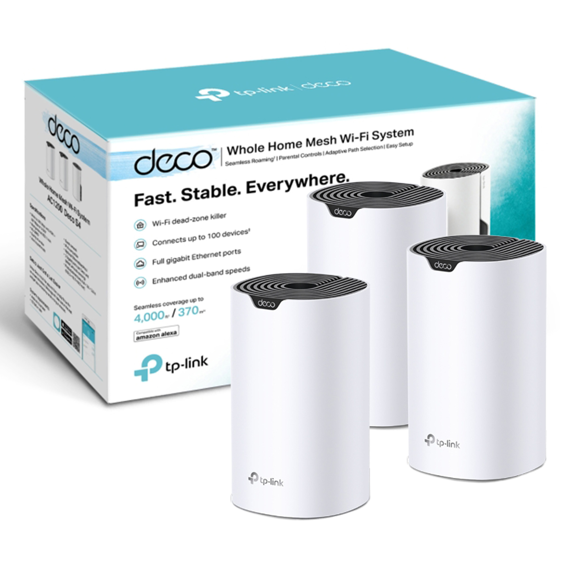 TP-Link Deco S4 - AC1200 Whole Home Mesh Wi-Fi System - Smart & Secure  Centre