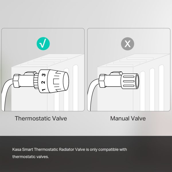 TP-Link KE100 KIT Kasa Smart Thermostatic Radiator Valve Starter Kit