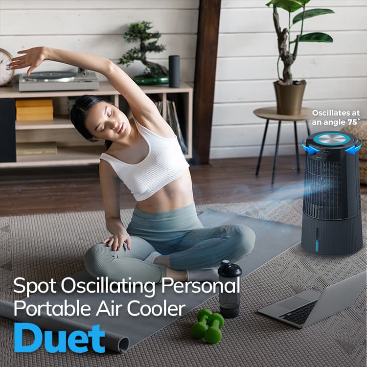 Spot Oscillating Personal Portable Air Cooler.