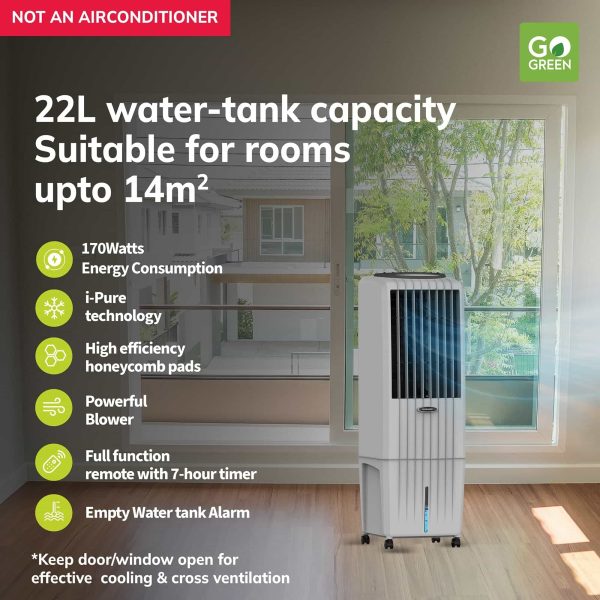 Symphony Diet 22i - Portable Evaporative Air Cooler