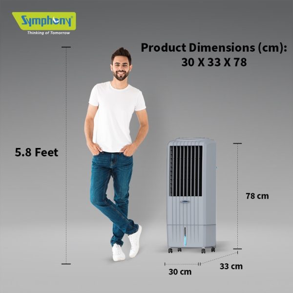 Symphony Diet 8i – Portable Evaporative Air Cooler
