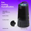 Symphony Duet – Fan. Cooling. Humidification. - Handle - High quality, sturdy engineering plastic - Dust Pre-Filters - Overflow Outlet - Water / lce Inlet - Water Drain Plug