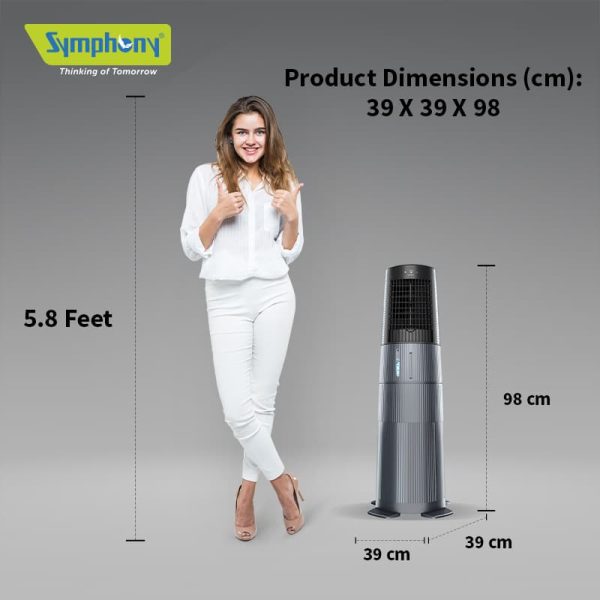 Symphony Duet i-S – Product Dimensions (cm): 39 X 39 X 98 - 5.8 Feet High