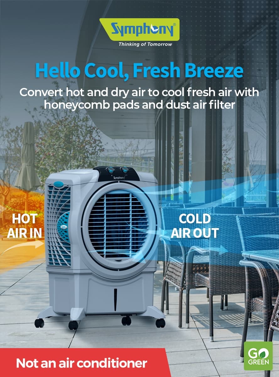 Symphony Sumo 75XL – Powerful Desert Evaporative Air Cooler