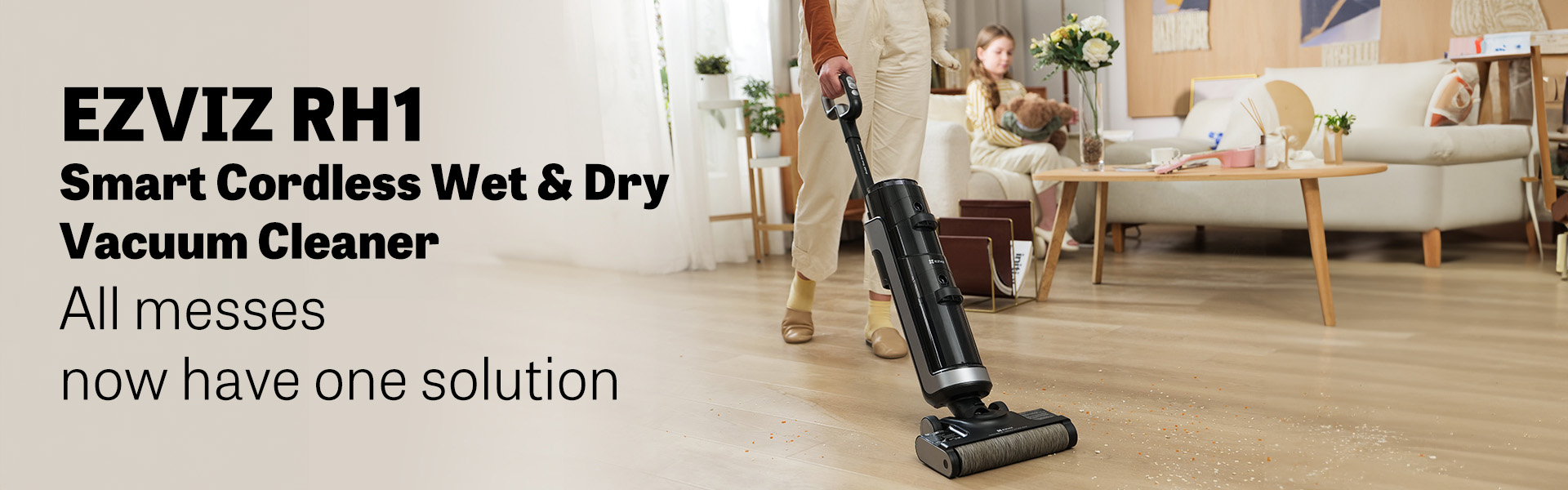 RH1 3-in-1 Smart Cordless Wet & Dry Vacuum Cleaner