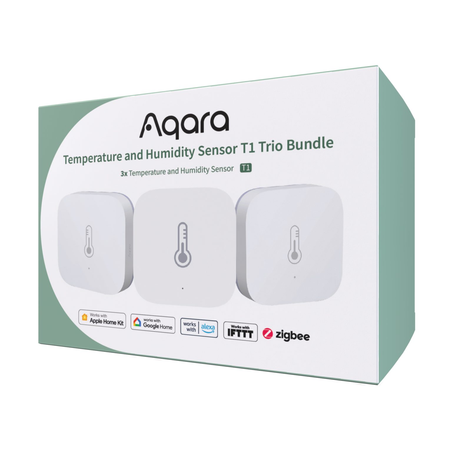 Curated visual reference: Visual Reference: Aqara Temperature And Humidity Sensor T1 Trio Bundle