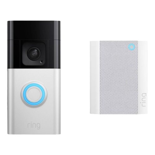 Ring Battery Video Doorbell Plus with Plug-in Adapter