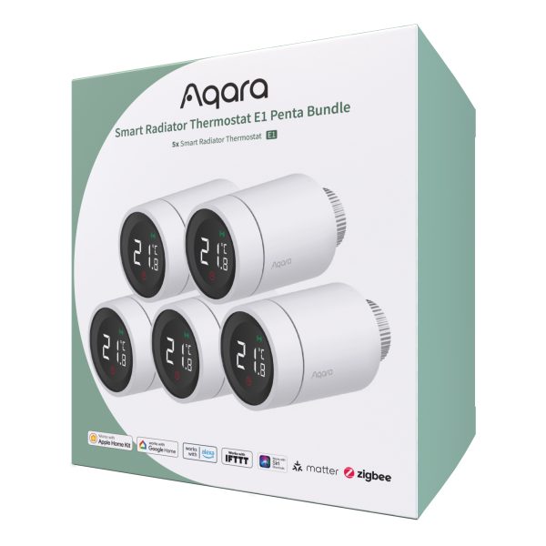 Aqara Radiator Thermostat E1 Penta Bundle