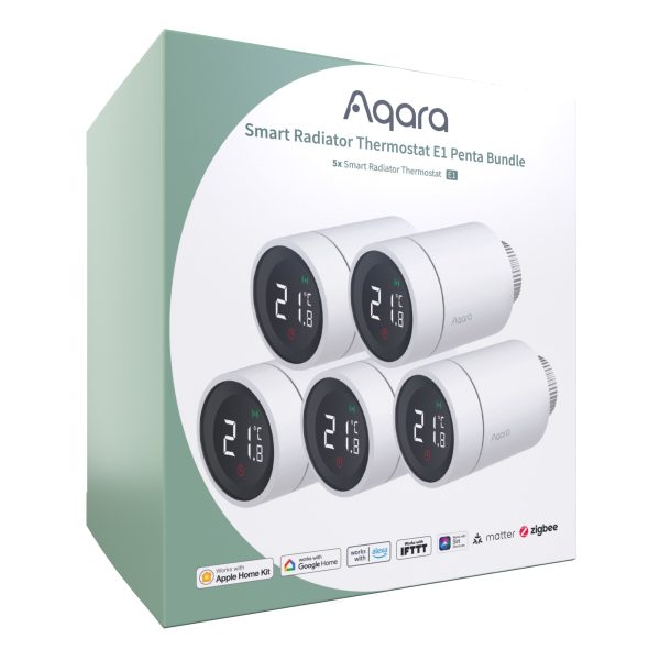 Aqara Radiator Thermostat E1 Penta Bundle